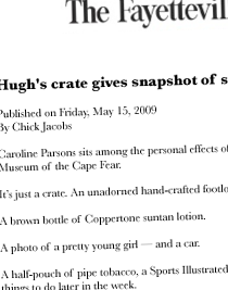 FAYETTEVILLE OBSERVER features Fayetteville