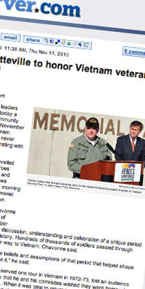 FAYETTEVILLE OBSERVER features Fayetteville 