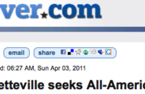 FAYETTEVILLE OBSERVER features Fayetteville
