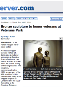FAYETTEVILLE OBSERVER features Fayetteville