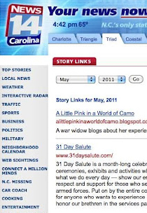 NEWS 14 CAROLINA features 31 Day Salute