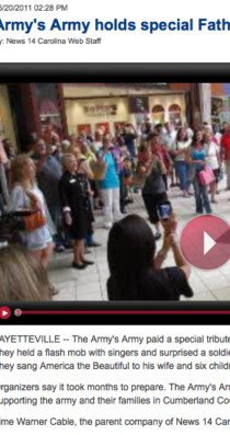 NEWS 14 CAROLINA features Army's Army and Fayetteville 