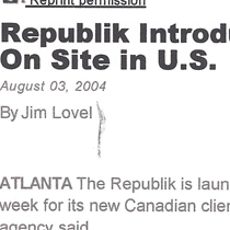 AdWeek Features The Republik