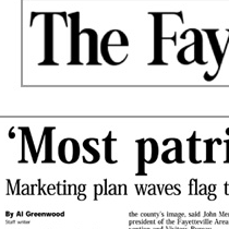 The Fayetteville Observer Notes 'Most Patriotic' County
