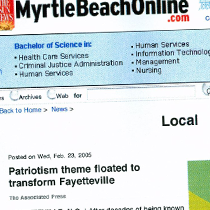 Myrtle Beach Online features Fayetteville