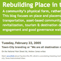 Urban Places &amp; Spaces covers Fayetteville