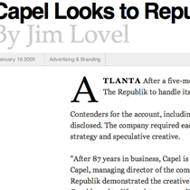 AdWeek Highlights The Republik