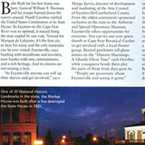 Our State Magazine Features Fayetteville