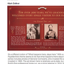 AdWeek Features Fayetteville