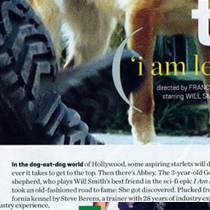Entertainment Weekly Shows The Palladium 'Baggy' For "I am Legend"
