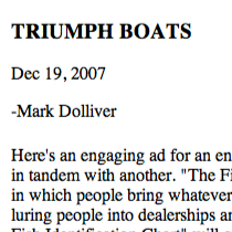 AdWeek Features Triumph