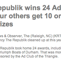 The Republik Takes Home 24 Addy Awards