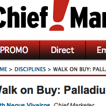 Chief Marketer Features Palladium
