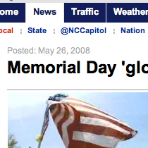 WRAL Covers Fayetteville's Memorial Day Celebration
