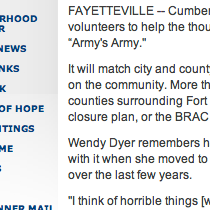 News 14 Carolina Features Army's Army