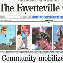 The Fayetteville Observer Features Fayetteville