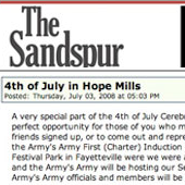 The Sandspur Blogs About Fourth Of July With The Army's Army