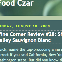Food Czar Blogs About Shelton Vineyards
