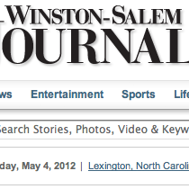 Winston-Salem Journal Features Shelton Vineyards