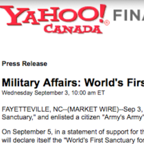 Yahoo! Finance Canada Features Army’s Army