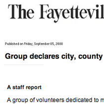 Fayetteville Observer Features Sanctuary / Fayetteville