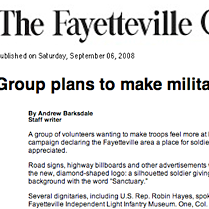 The Fayetteville Observer Features Sanctuary / Fayetteville