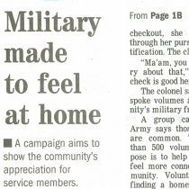 Fayetteville Observer Features Army’s Army