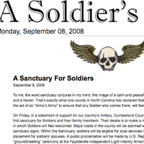 A Soldier’s Mind Features Sanctuary / Fayetteville