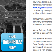 Military.com Features Sanctuary / Fayetteville