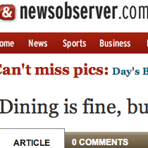 News &amp; Observer Notes Shelton Vineyards