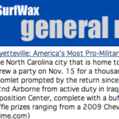 SurfWax Features Army’s Army