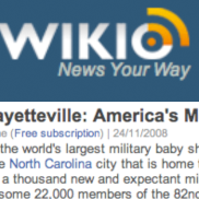 Wikio News Features Army’s Army