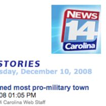 News 14 Carolina Features Army's Army And Fayetteville