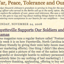 War &amp; Peace Blog Features Army's Army And Fayetteville