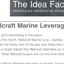 The Idea Factory Highlights Wellcraft Marine