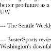 Seattle Times Features Buster Sports