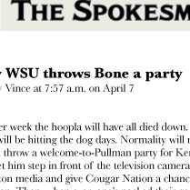 The Spokesman-Review Features Buster Sports