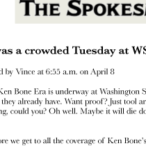 The Spokesman-Review Features Buster Sports