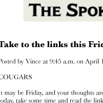 The Spokesman-Review Features Buster Sports