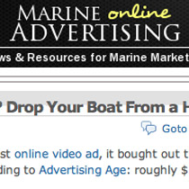 Marine Online Advertising Buzzes About Triumph