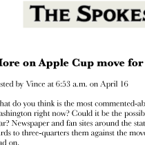 The Spokesman-Review Features Buster Sports