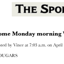 The Spokesman-Review Features Buster Sports