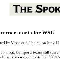 The Spokesman-Review Features Buster Sports