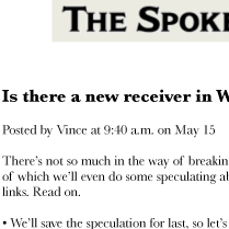 The Spokesman-Review Features Buster Sports