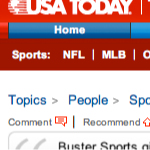 USA Today Covers Buster Sports