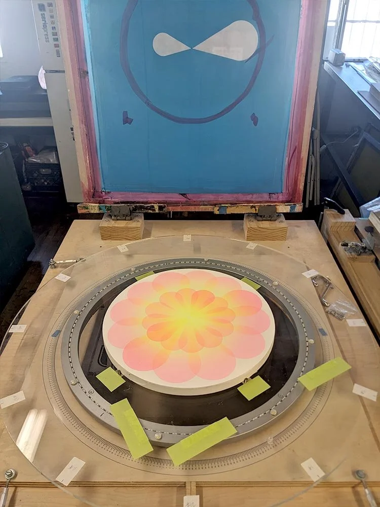 A Rotational Printing Table