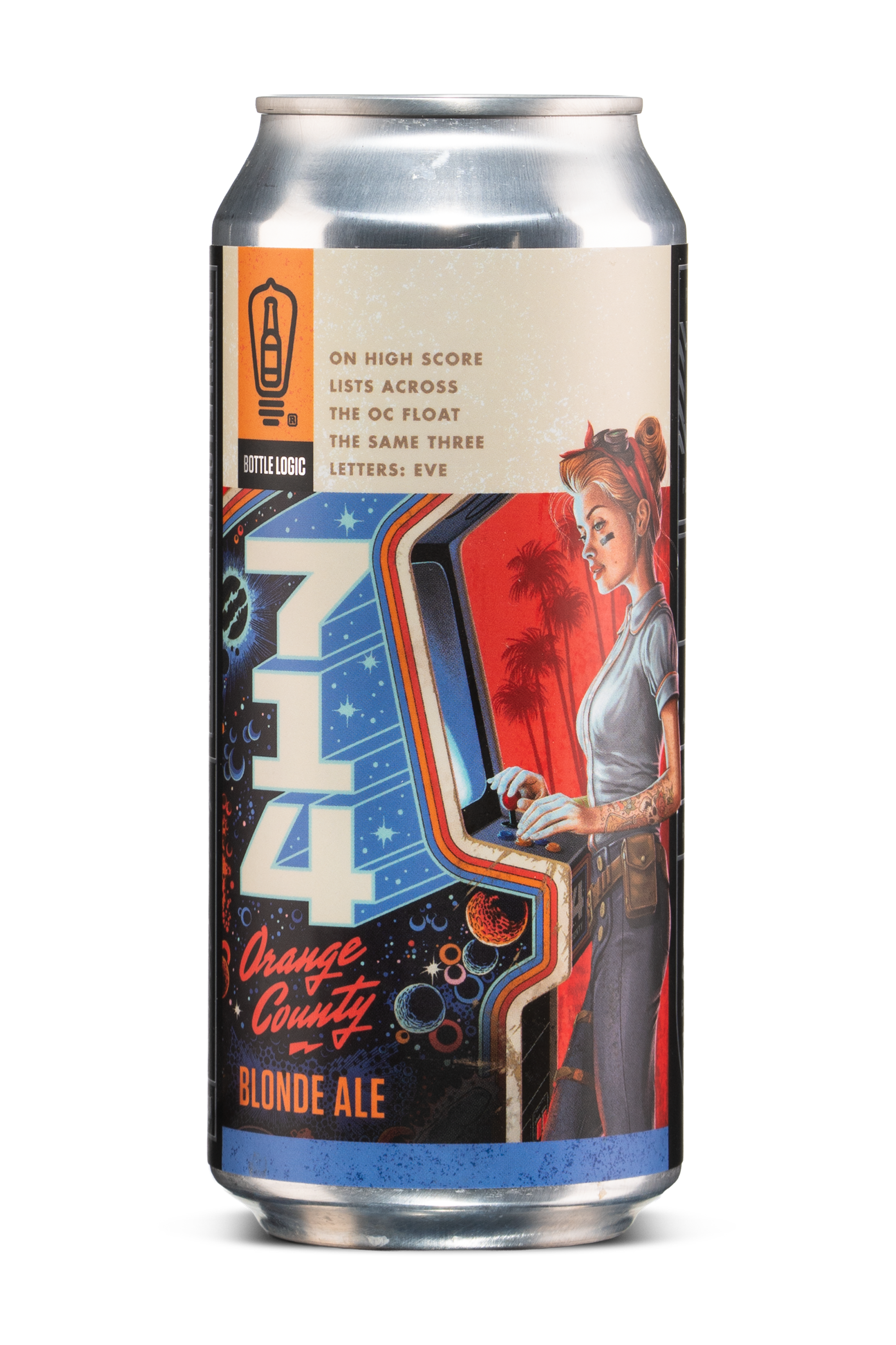 714 Blonde Ale can label