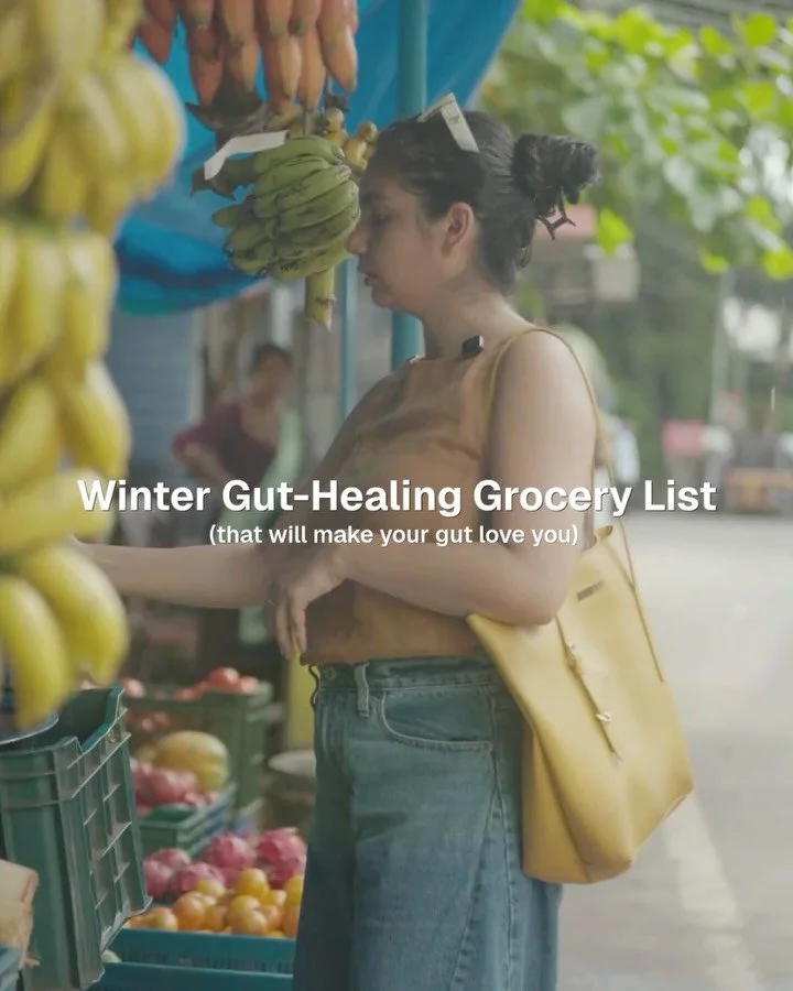 Real gut healing needs a system,comment &ldquo;RESET&rdquo; ✅

Winter Gut-Healing Grocery List ❄️🛒

Swipe to learn what to buy (and why) for a happy gut 

Save this for your next grocery run ✅
