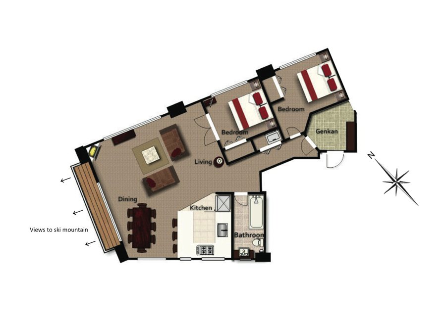 04.Freshwater Floor Plan-2 BR Penthouse Mountain View Deluxe.jpeg