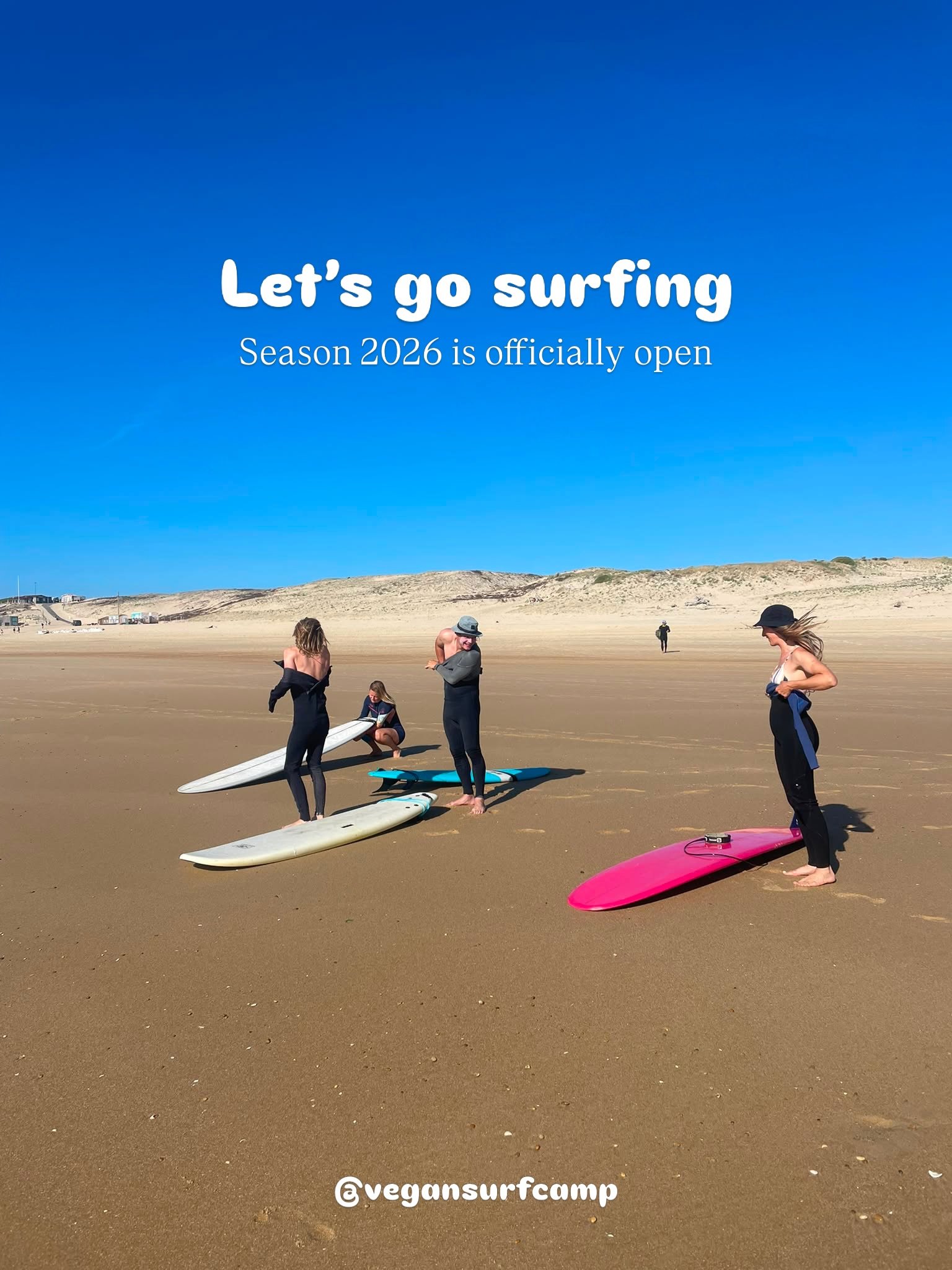 The day has come! We are opening our new campsite in Messanges Plage tomorrow 🎉😍!

We feel so lucky and excited for our new location. Here you can see a few impressions on how your summer with us could feel like. 

We still have some spots open thi